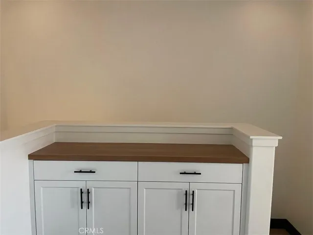 Cabinets in hallway