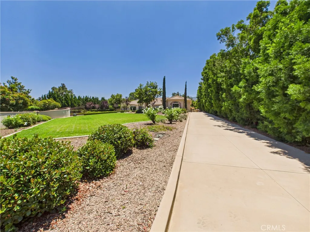 2nd gated entrance for RV driveway.