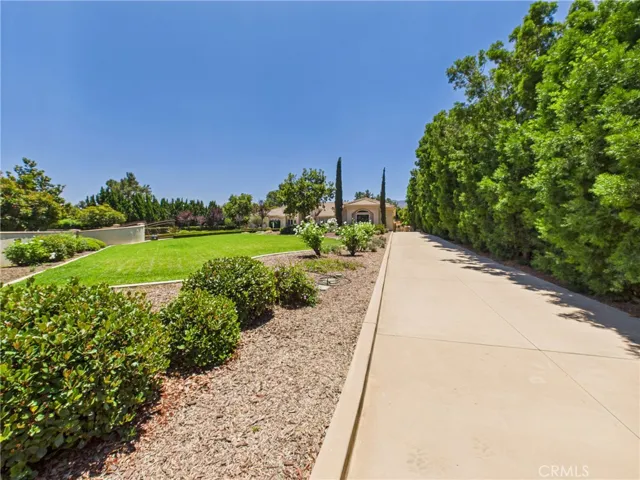 2nd gated entrance for RV driveway.