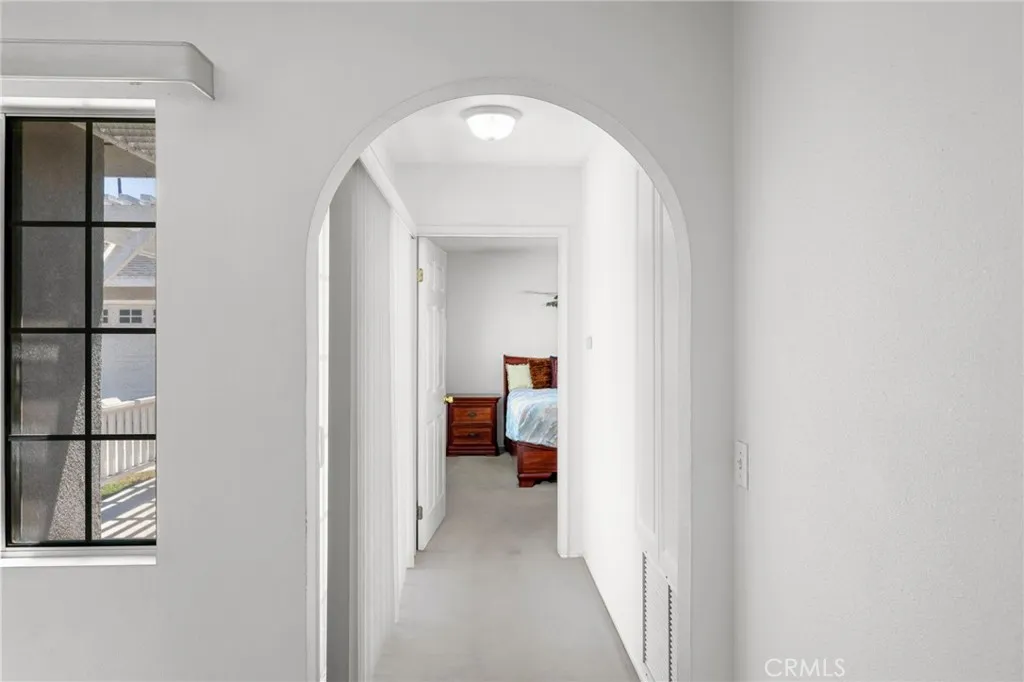hallway to master bedroom
