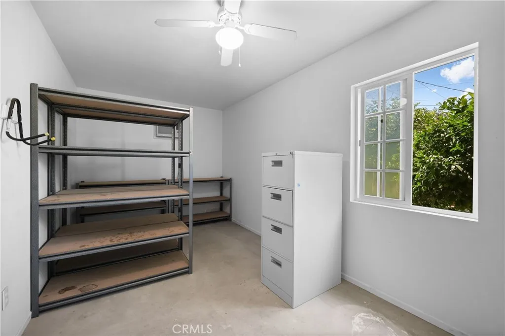 storage room attached to garage