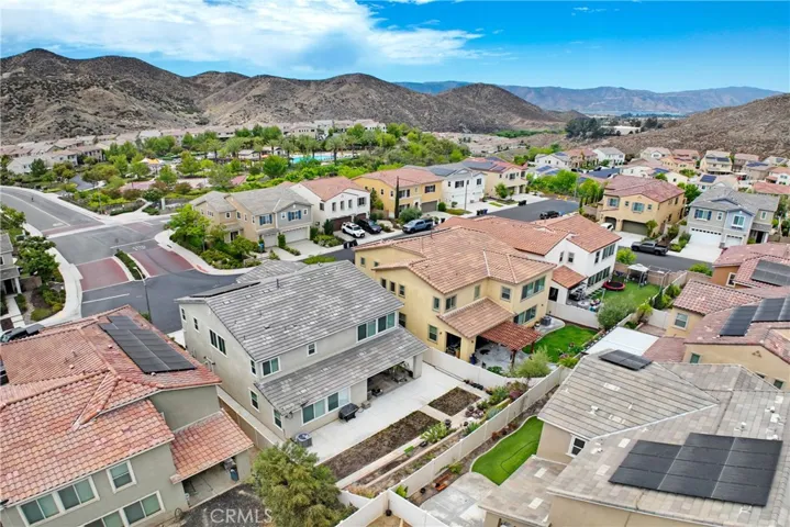 Aerial View of the Property and Surrounding Neighborhood