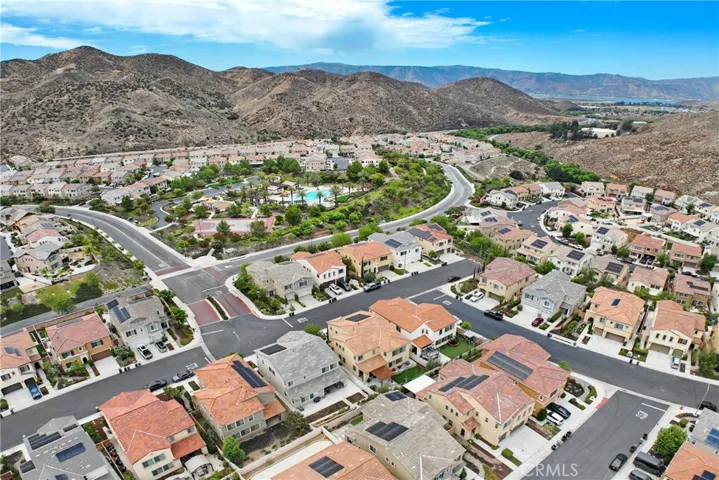 Aerial View of the Property and Surrounding Neighborhood