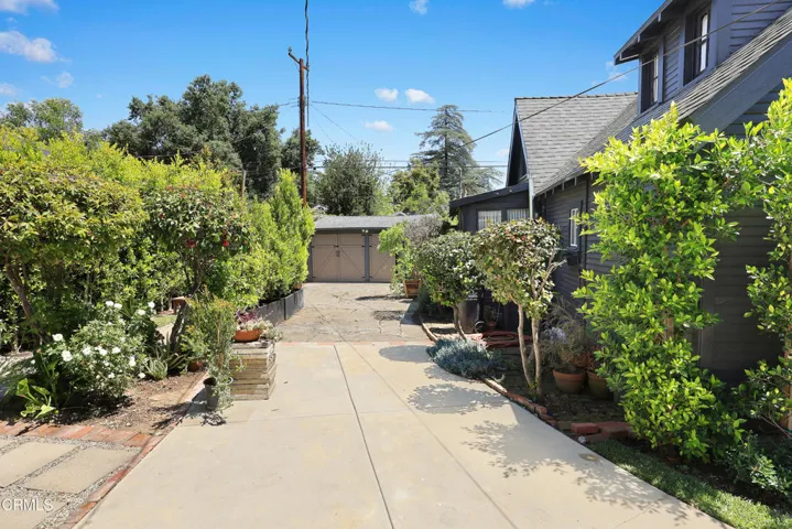 Backyard Driveway