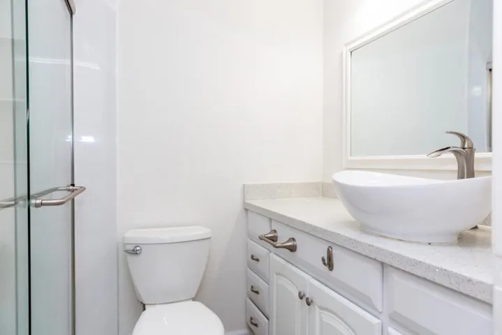 Hallway bathroom