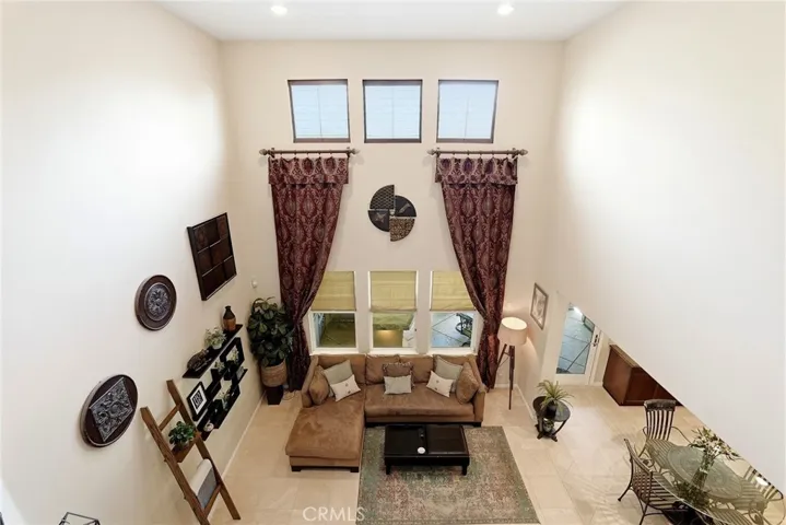 Upstairs looking to living room