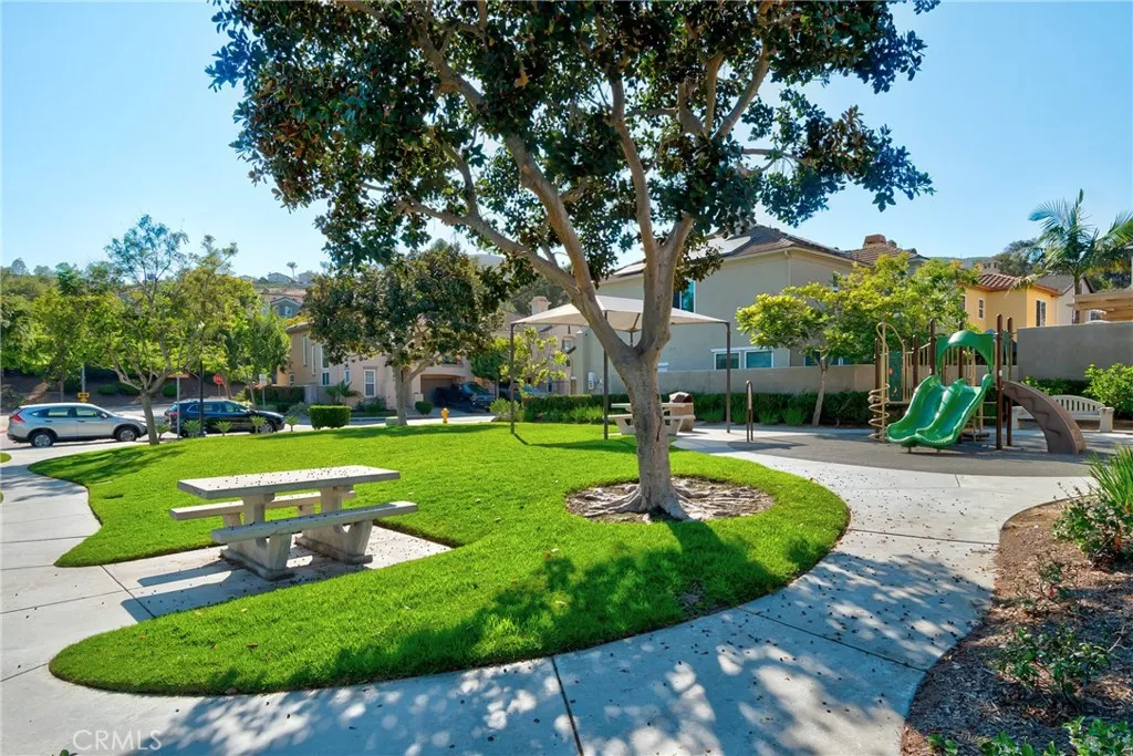 Community park located in complex