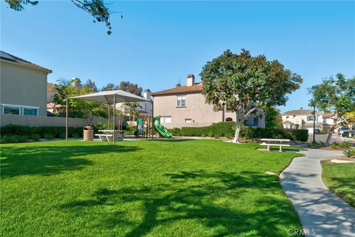 Community park located in complex