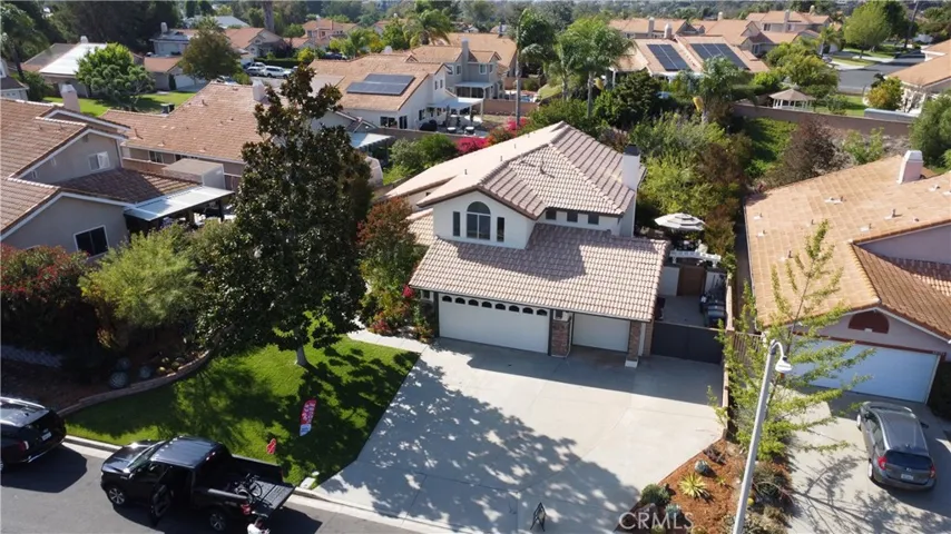 Aerial house view