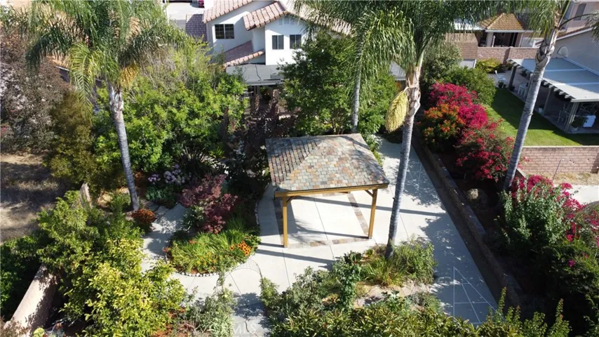 Aerial house view