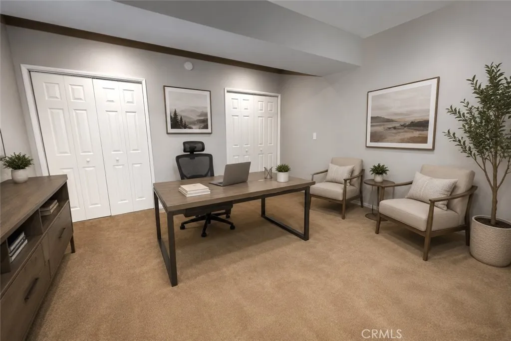 Main Floor Bedroom/Office, Virtually Staged
