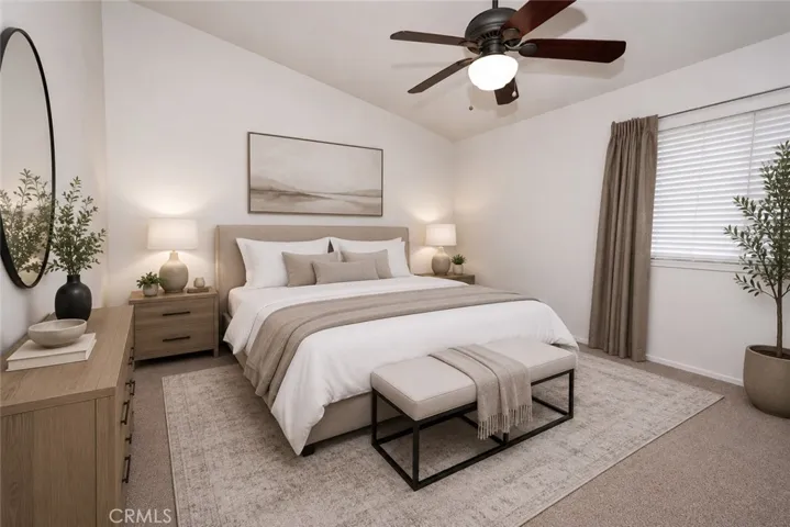 Primary Bedroom, Virtually Staged