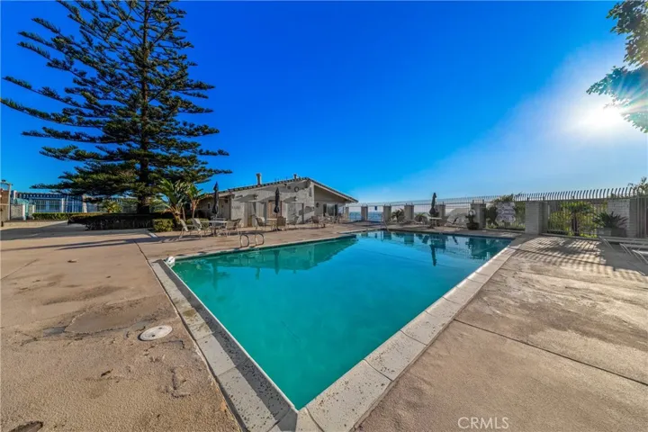 The community amenities are steps away