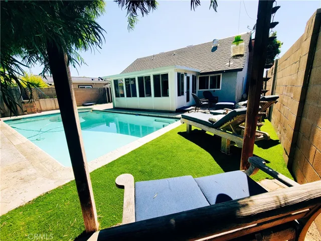 Backyard pool