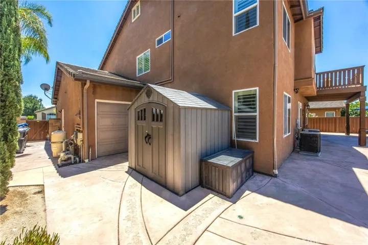 Detached storage shed provides valuable additional storage space