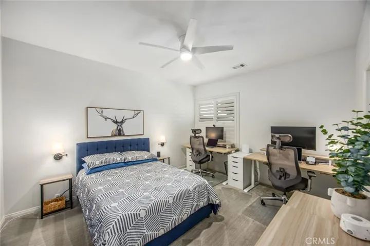 Versatile bedroom offering space for guests, a home office, or other flexible living needs