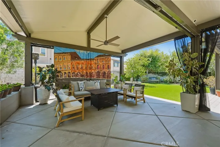 Backyard/Patio Cover 1, with retractable mosquito nets.