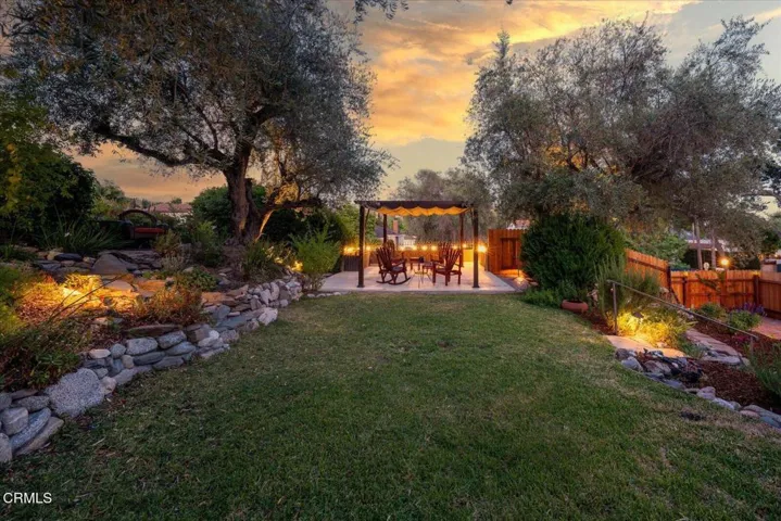 40-Back Yard at Twilight