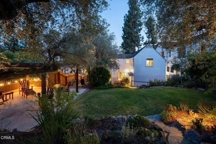 42-Back Yard at Twilight
