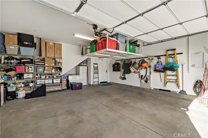 Built in storage racks to remail
