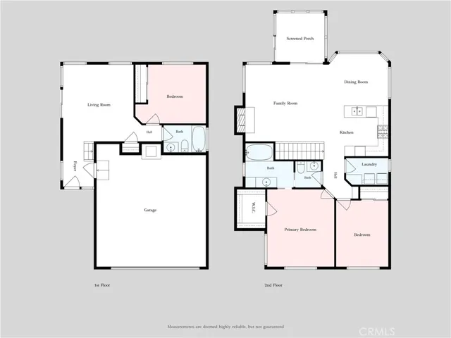Floor Plan of both floors