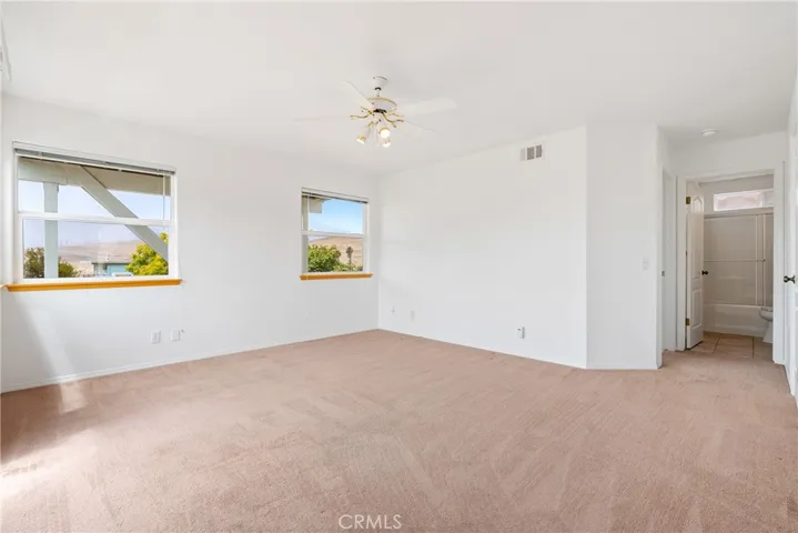Downstairs living room with bedroom and full bath
