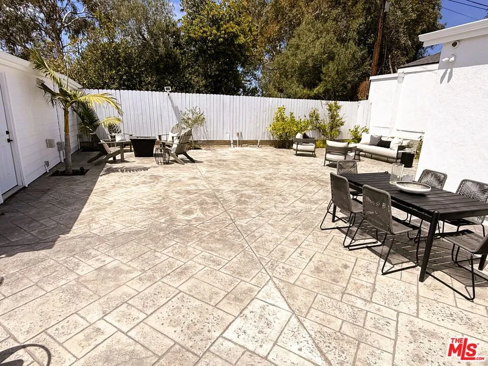 Backyard - side view