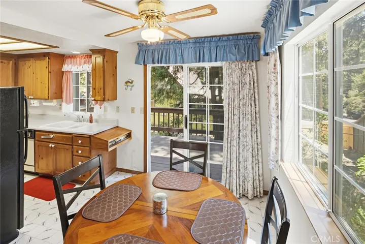 Dining area off of the Kitchen