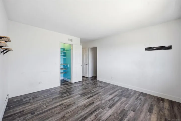 Located on the 2nd level. Two separate closets.