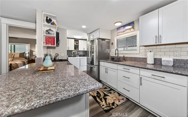 New granite countertops and cabinets