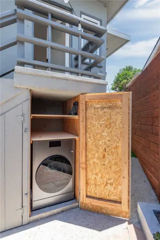 Laundry for upper unit (currently)