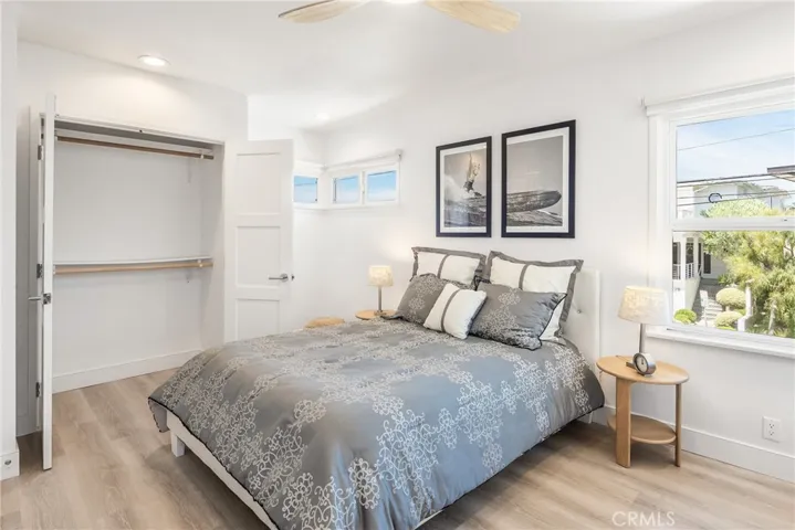 Bright and beautiful bedroom in the upper unit