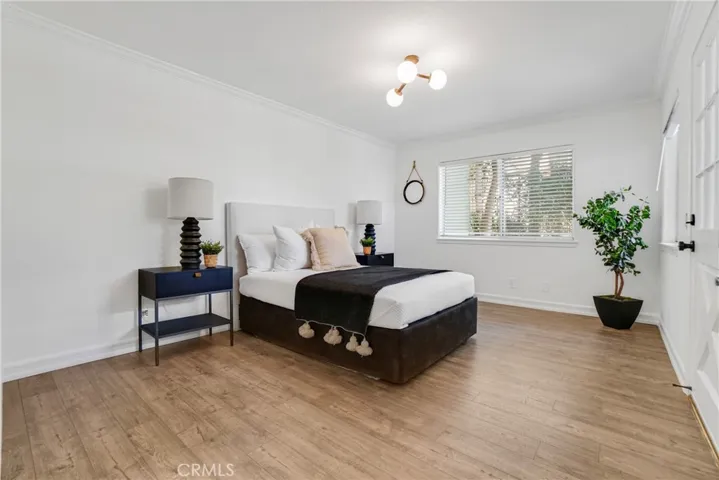 Bedroom 3 with door to entertainment deck.