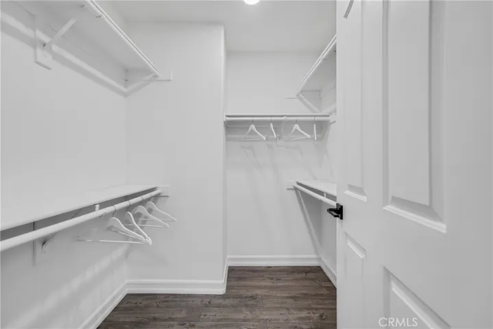 Primary walk in closet