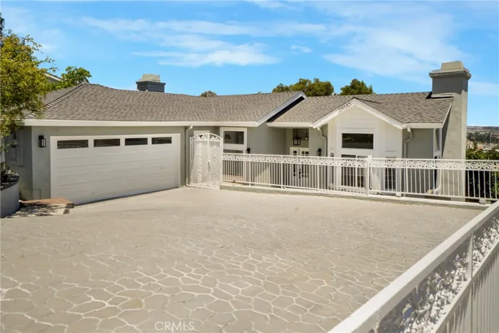 Privacy gate, and multi car driveway driveway.