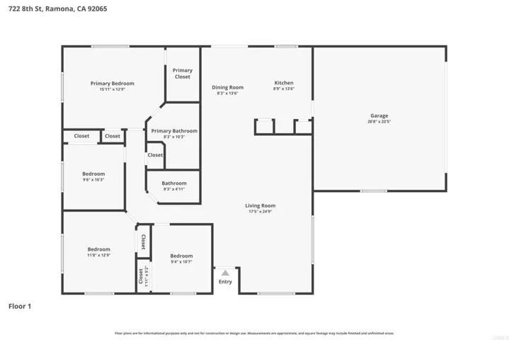 722 8th Street, Ramona, California 92065
