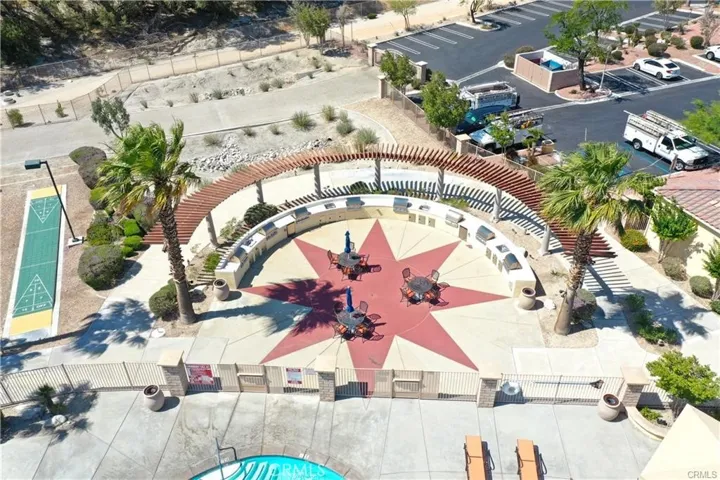 Aerial View of Community Bar-B-Q area