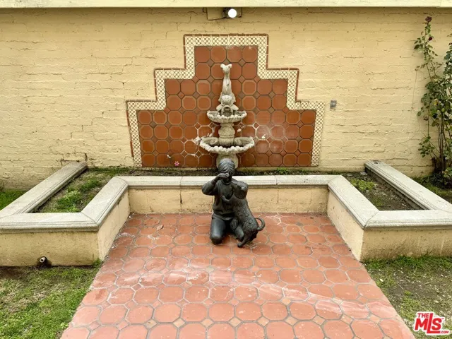 backyard fountain