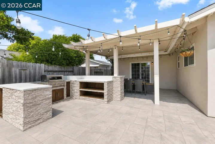 Photo taken prior to patio being powerwashed. Patio has been powerwashed. See original photo at end.