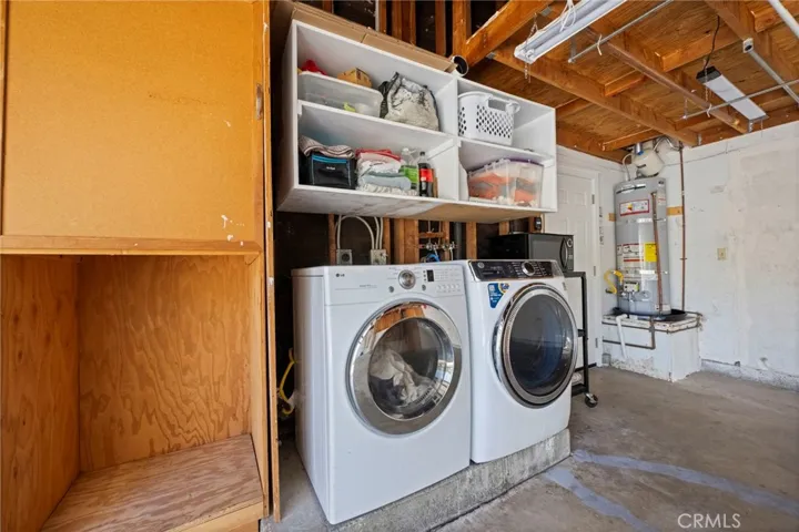 Front loading washer & dryer included!