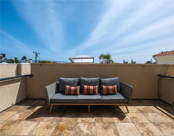 Patio off of the Living Room