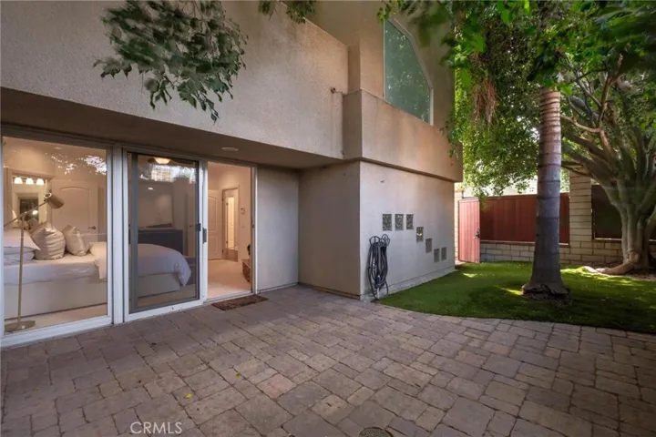 Private yard off primary bedroom