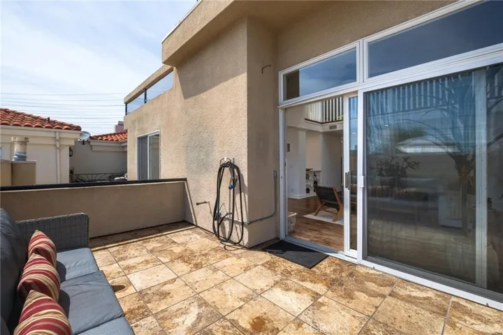 Patio off of the Living Room
