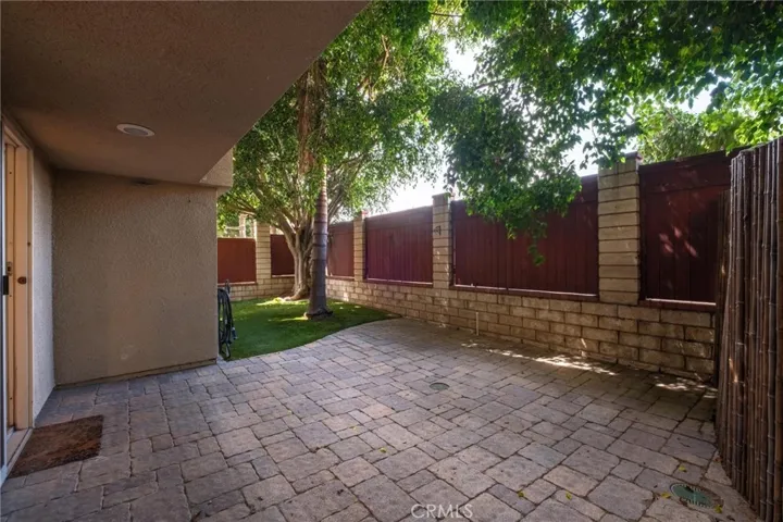 Private yard off primary bedroom