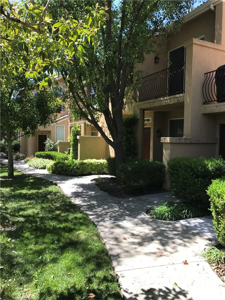 Walkway in front of condo