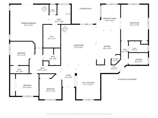 House floorplan. Measurements are estimates only and have not been verified by broker.