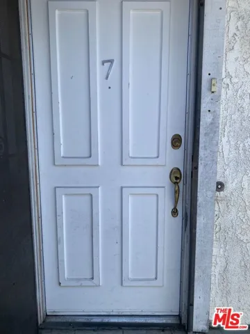 Unit 7 Front Door