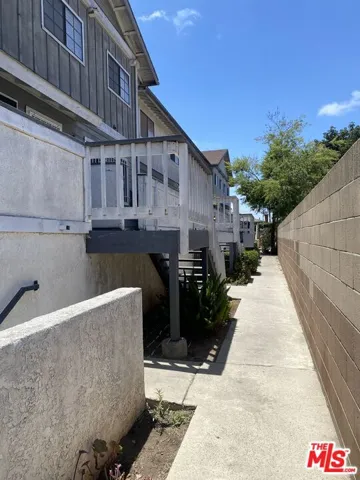 Walkway leading to unit
