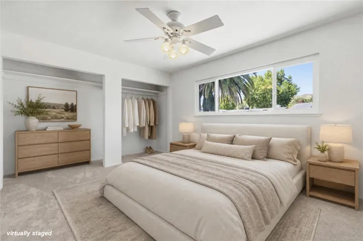 primary bedroom (virtually staged)