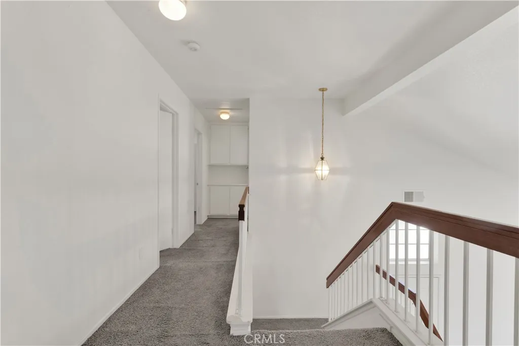 Hallway upstairs. Hallway upstairs.